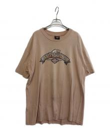 HARLEY-DAVIDSON×Hanes（ハーレーダビッドソン×ヘインズ）の古着「Tシャツ」｜ベージュ