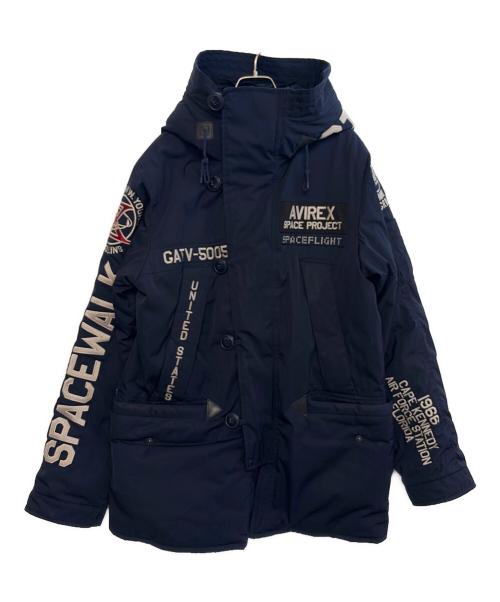 AVIREX（アヴィレックス）AVIREX (アヴィレックス) フライトジャケット ネイビー サイズ:Lの古着・服飾アイテム