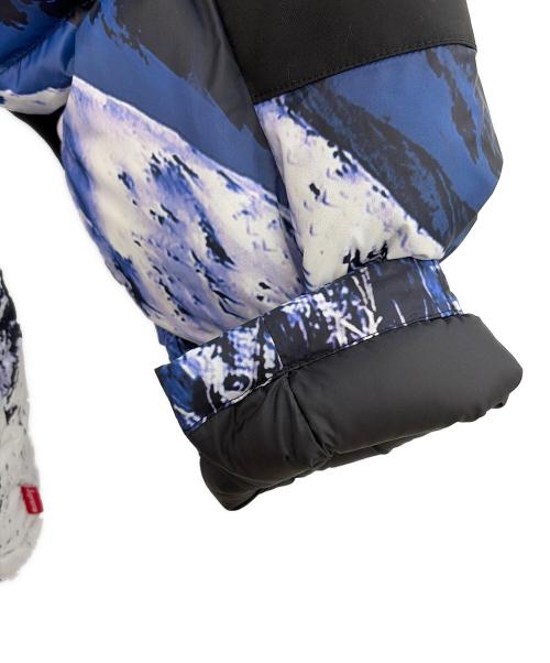THE NORTH FACE（ザ ノース フェイス）THE NORTH FACE (ザ ノース フェイス) SUPREME (シュプリーム) ダウンジャケット ブルー×ホワイト サイズ:Lの古着・服飾アイテム