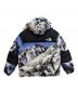 THE NORTH FACE (ザ ノース フェイス) SUPREME (シュプリーム) ダウンジャケット ブルー×ホワイト サイズ:L：110000円