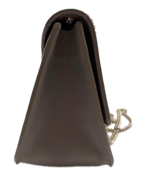 FURLA（フルラ）FURLA (フルラ) チェーンショルダーバッグ ベージュの古着・服飾アイテム