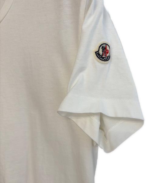 MONCLER（モンクレール）MONCLER (モンクレール) 半袖カットソー ホワイト サイズ:不明の古着・服飾アイテム