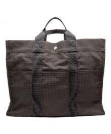 HERMES（エルメス）の古着「トートバッグ」｜グレー×ブラック