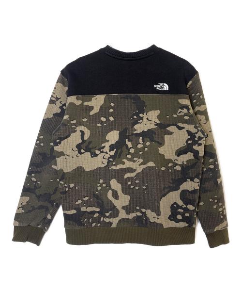 THE NORTH FACE（ザ ノース フェイス）THE NORTH FACE (ザ ノース フェイス) スウェット グリーン×ブラウン サイズ:Lの古着・服飾アイテム