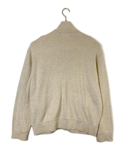 POLO RALPH LAUREN（ポロ・ラルフローレン）POLO RALPH LAUREN (ポロ・ラルフローレン) ジップアップニット ベージュ サイズ:XLの古着・服飾アイテム