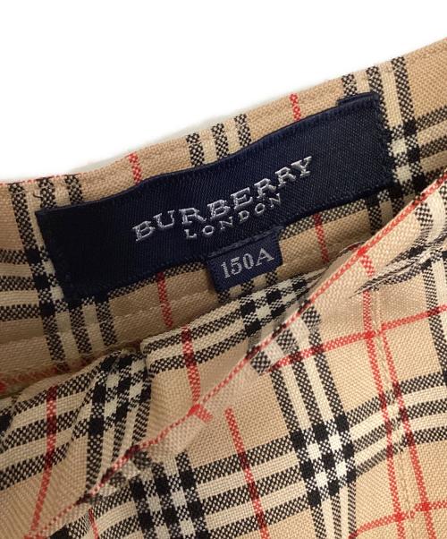 BURBERRY LONDON（バーバリーロンドン）BURBERRY LONDON (バーバリーロンドン) ミニスカート ベージュ サイズ:150cmの古着・服飾アイテム