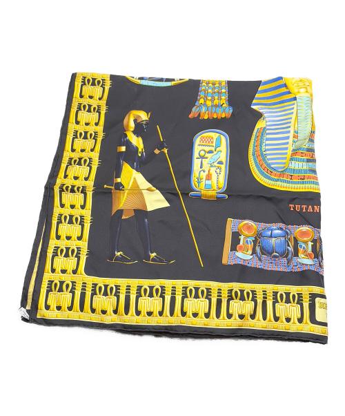 HERMES（エルメス）HERMES (エルメス) スカーフ ブラックの古着・服飾アイテム