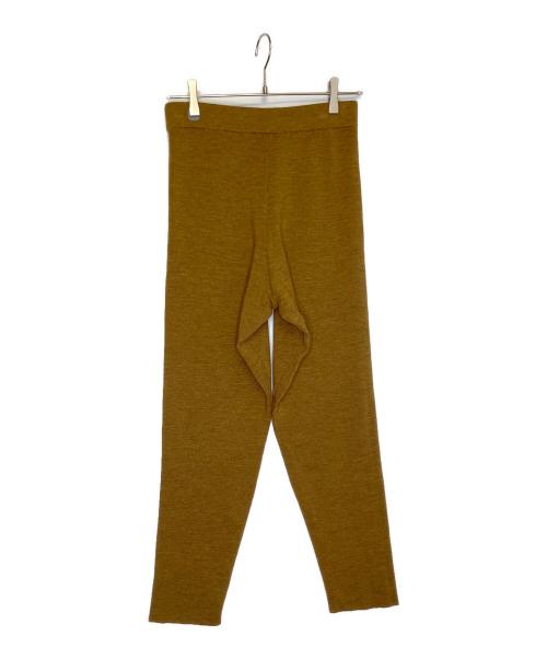 nagonstans（ナゴンスタンス）nagonstans (ナゴンスタンス) ニットパンツ ブラウン サイズ:36の古着・服飾アイテム