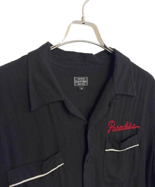 SHOTT BROS（ショット）SHOTT BROS (ショット) 半袖シャツ ブラック サイズ:XLの古着・服飾アイテム