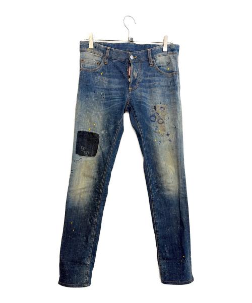 DSQUARED2（ディースクエアード）DSQUARED2 (ディースクエアード) デニムパンツ インディゴ サイズ:W44の古着・服飾アイテム