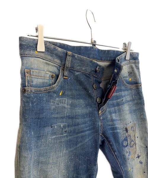 DSQUARED2（ディースクエアード）DSQUARED2 (ディースクエアード) デニムパンツ インディゴ サイズ:W44の古着・服飾アイテム