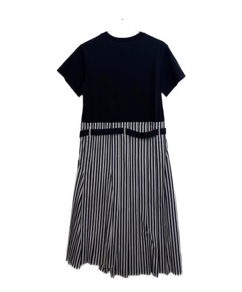sacai（サカイ）sacai (サカイ) ワンピース ネイビー サイズ:2 未使用品の古着・服飾アイテム
