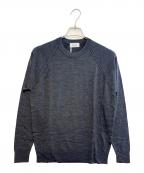 Aquascutum×JOHN SMEDLEYアクアスキュータム×ジョンスメドレー）の古着「薄手ニット」｜グレー