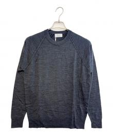 Aquascutum×JOHN SMEDLEY（アクアスキュータム×ジョンスメドレー）の古着「薄手ニット」｜グレー