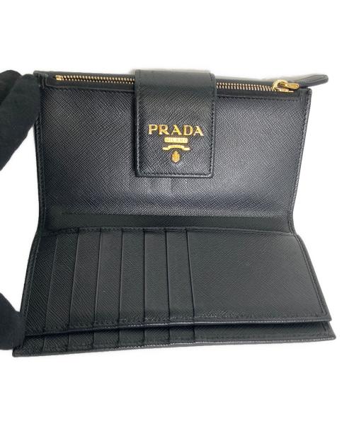 PRADA（プラダ）PRADA (プラダ) 長財布 ブラックの古着・服飾アイテム