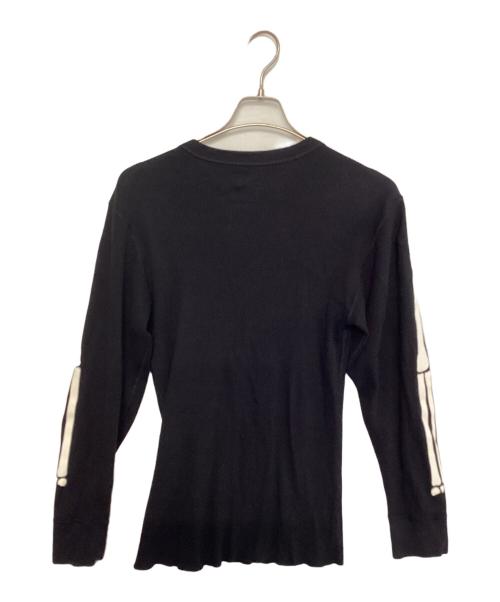 SUPREME（シュプリーム）Supreme (シュプリーム) Hanes (ヘインズ) Bones Thermal Crew ブラック サイズ:Mサイズの古着・服飾アイテム