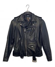 Schott（ショット）の古着「ダブルライダースジャケット」｜ブラック