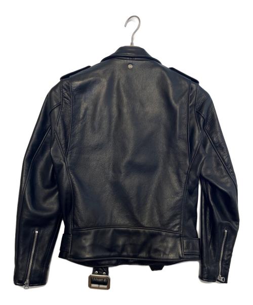 Schott（ショット）Schott (ショット) ダブルライダースジャケット ブラック サイズ:36の古着・服飾アイテム