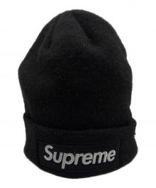 New Era×SUPREME（ニューエラ×シュプリーム）の古着「ニット帽」｜ブラック