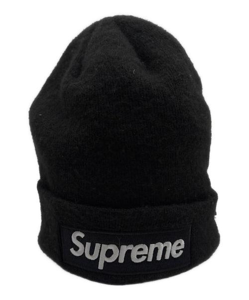 New Era（ニューエラ）New Era (ニューエラ) SUPREME (シュプリーム) ニット帽 ブラックの古着・服飾アイテム