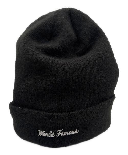 New Era（ニューエラ）New Era (ニューエラ) SUPREME (シュプリーム) ニット帽 ブラックの古着・服飾アイテム