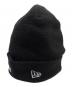 New Era (ニューエラ) SUPREME (シュプリーム) ニット帽 ブラック：6000円