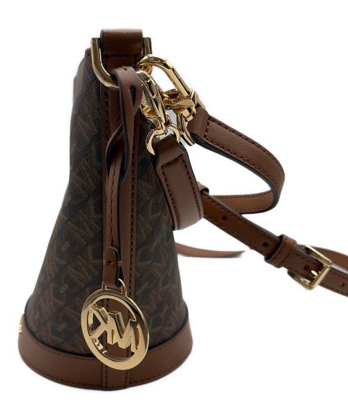 MICHAEL KORS（マイケル・コース）MICHAEL KORS (マイケル・コース) バケットバッグ ブラウンの古着・服飾アイテム