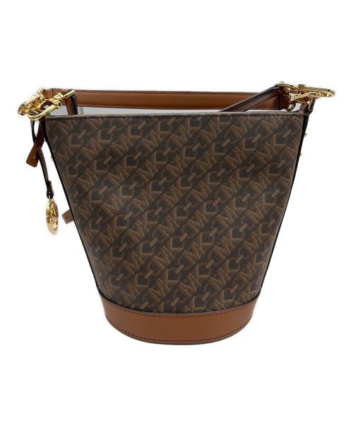 MICHAEL KORS（マイケル・コース）MICHAEL KORS (マイケル・コース) バケットバッグ ブラウンの古着・服飾アイテム