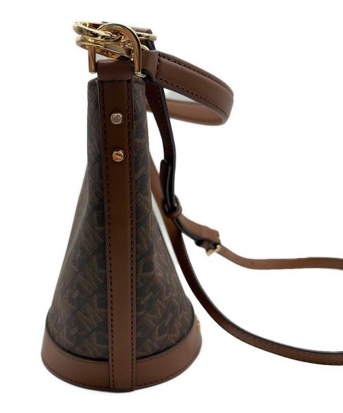 MICHAEL KORS（マイケル・コース）MICHAEL KORS (マイケル・コース) バケットバッグ ブラウンの古着・服飾アイテム