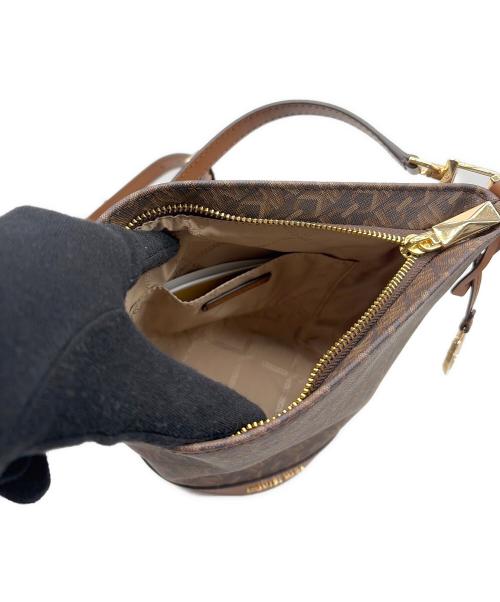 MICHAEL KORS（マイケル・コース）MICHAEL KORS (マイケル・コース) バケットバッグ ブラウンの古着・服飾アイテム