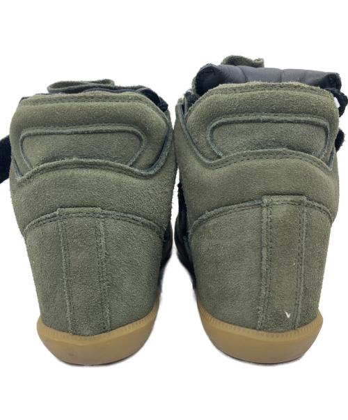 Sangacio（サンガッチョ）Sangacio (サンガッチョ) ハイカットスニーカー カーキ サイズ:23.5の古着・服飾アイテム
