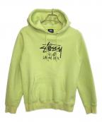 stussyステューシー）の古着「プルオーバーパーカー」｜イエロー
