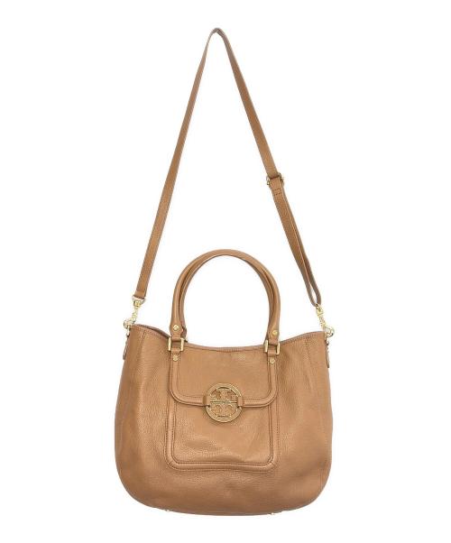 TORY BURCH（トリーバーチ）TORY BURCH (トリーバーチ) 2WAYバッグ ベージュの古着・服飾アイテム