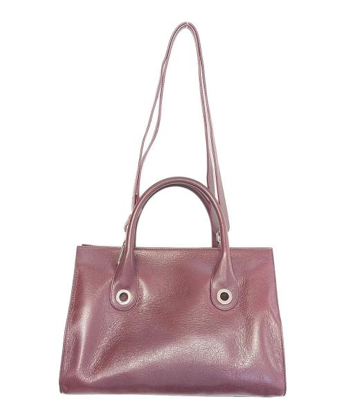 JIMMY CHOO（ジミーチュウ）JIMMY CHOO (ジミーチュウ) 2WAYバッグ パープルの古着・服飾アイテム