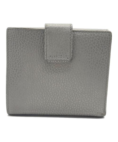 GUCCI（グッチ）GUCCI (グッチ) 3つ折り財布 グレーの古着・服飾アイテム