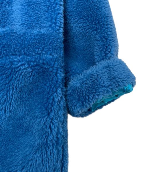 UGG（アグ）UGG (アグ) UGG アグ ボア ファー ロングコート もこもこ Alesandra Faux Fur Wrap Coat ブルー サイズ:S/Mの古着・服飾アイテム