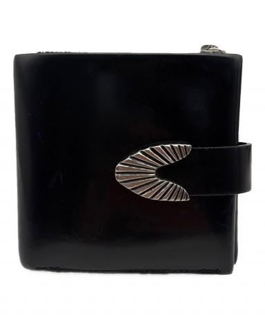 TOGA PULLA ARCHIVES 二つ折り財布 black 中古・古着通販】TOGA PULLA (トーガ プルラ) 2つ折り財布 ブラック