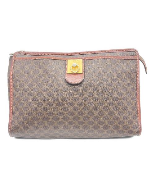 CELINE（セリーヌ）CELINE (セリーヌ) クラッチバッグ ブラウンの古着・服飾アイテム