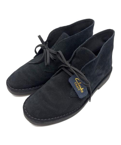 CLARKS（クラークス）CLARKS (クラークス) チャッカーブーツ ブラック サイズ:25の古着・服飾アイテム