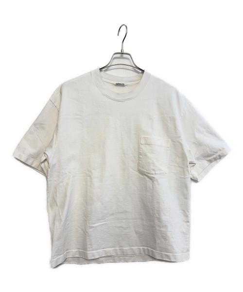 AURALEE（オーラリー）AURALEE (オーラリー) 半袖カットソー ホワイト サイズ:3の古着・服飾アイテム