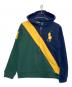 POLO RALPH LAUREN（ポロ・ラルフローレン）の古着「ジップパーカー」｜ネイビー×イエロー