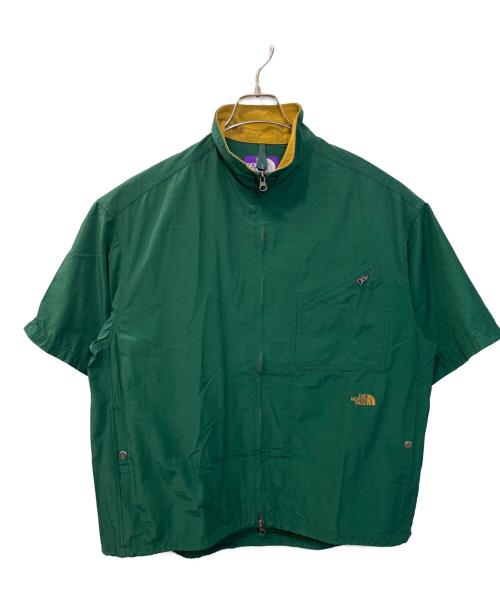THE NORTHFACE PURPLELABEL（ザ・ノースフェイス パープルレーベル）THE NORTHFACE PURPLELABEL (ザ・ノースフェイス パープルレーベル) フィールドショートスリーブジャケット グリーン サイズ:Ｍの古着・服飾アイテム