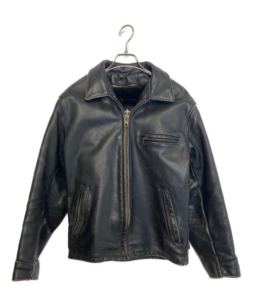 Schott（ショット）Schott (ショット) ライナー付きレザージャケット ブラック サイズ:38の古着・服飾アイテム