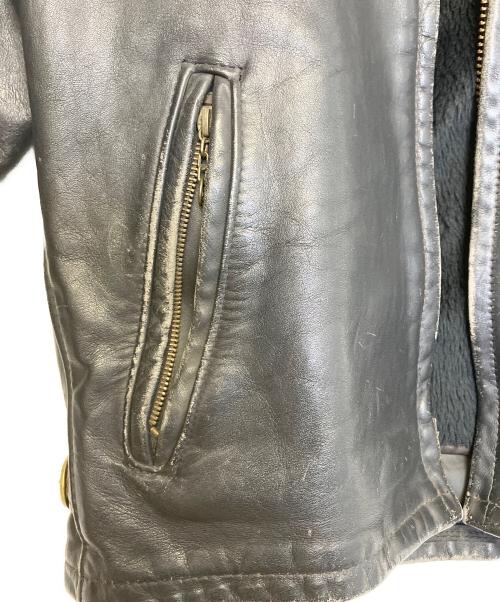 Schott（ショット）Schott (ショット) ライナー付きレザージャケット ブラック サイズ:38の古着・服飾アイテム