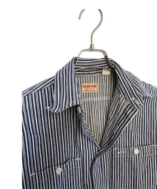 SUGAR CANE（シュガーケーン）SUGAR CANE (シュガーケーン) 長袖シャツ ブルー サイズ:Sの古着・服飾アイテム