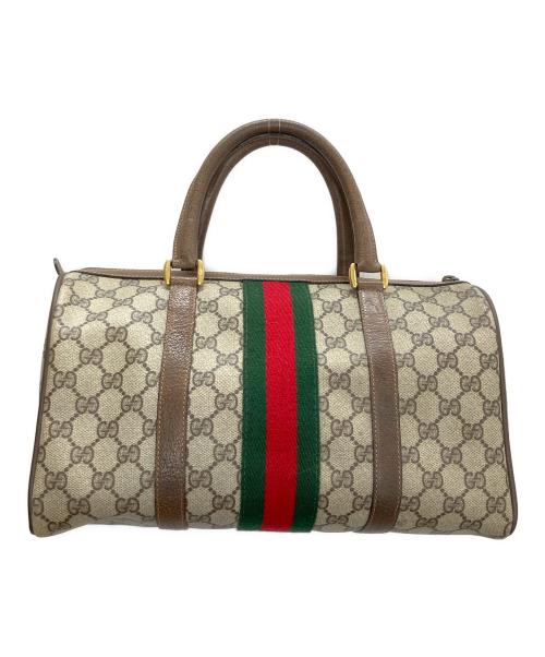 GUCCI（グッチ）GUCCI (グッチ) ハンドバッグ ブラウンの古着・服飾アイテム