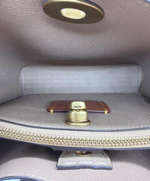 COACH（コーチ）COACH (コーチ) バケットショルダーバッグ ライトグレーの古着・服飾アイテム