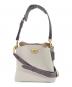 COACH（コーチ）の古着「バケットショルダーバッグ」｜ライトグレー
