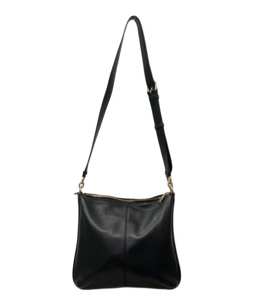 COACH（コーチ）COACH (コーチ) ショルダーバッグ ブラック×ゴールドの古着・服飾アイテム