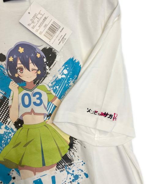 ゾンビランドサガリベンジ（ゾンビランドサガリベンジ）ゾンビランドサガリベンジ (ゾンビランドサガリベンジ) Tシャツ ホワイト サイズ:FREE 未使用品の古着・服飾アイテム